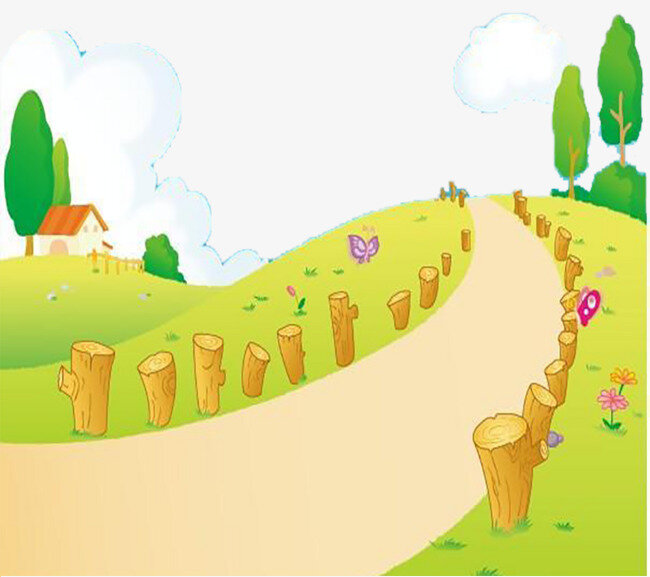 Тропинки мультяшные