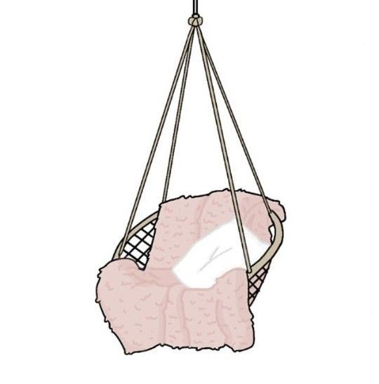 Подвесное кресло без фона