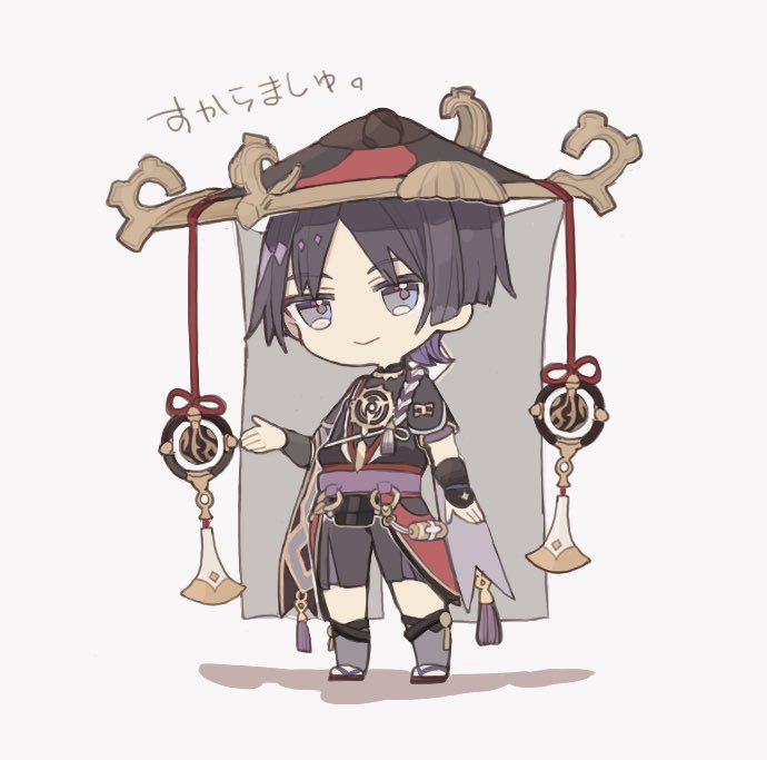 Скарамучча Геншин Чиби