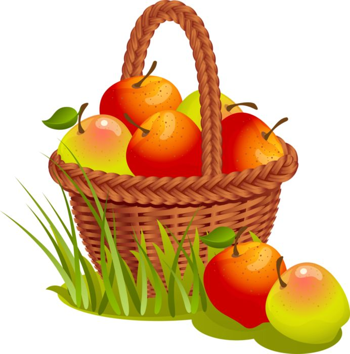 Корзина с фруктами для детей