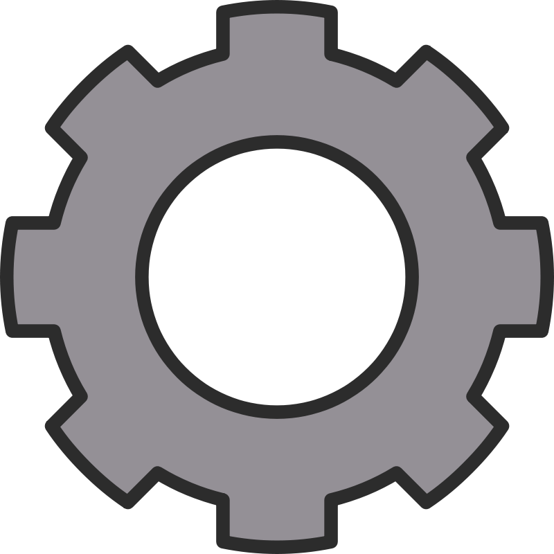 Шестерня пиктограмма