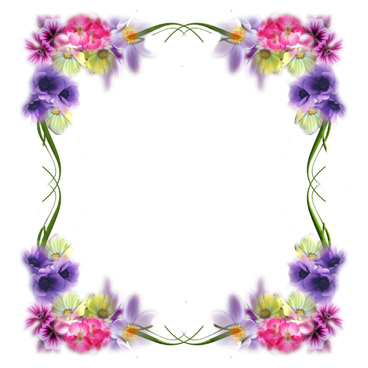 Рамка из цветов