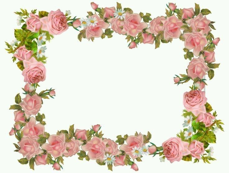 Рамка цветы