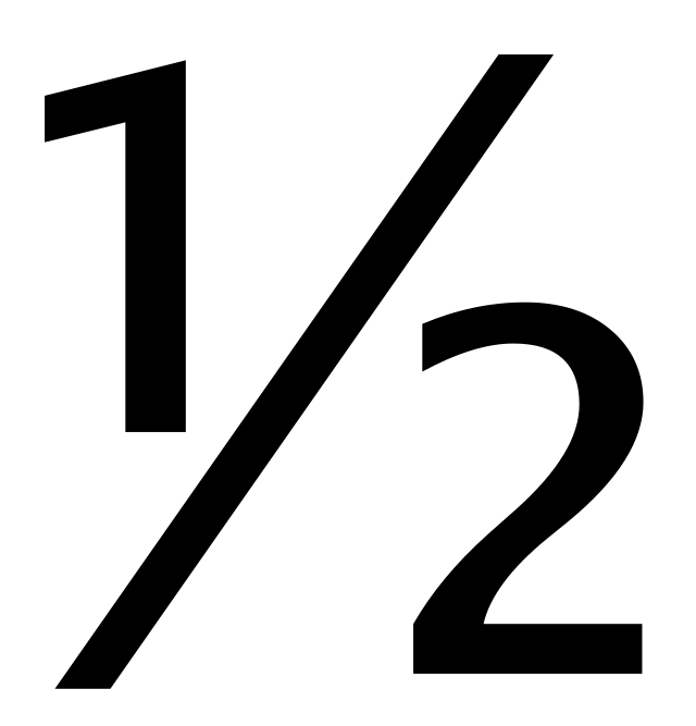 Знак дроби