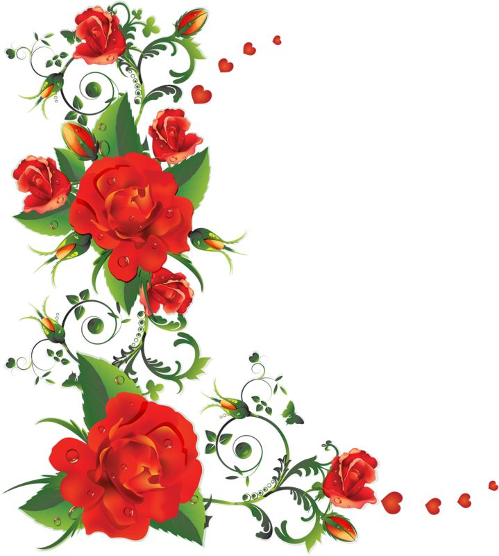 Красивая Цветочная рамка