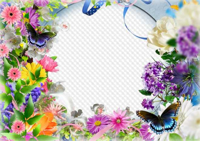 Красивая Цветочная рамка