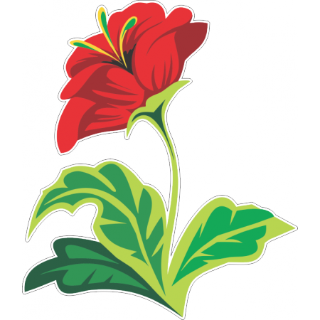 Аленький цветочек без фона