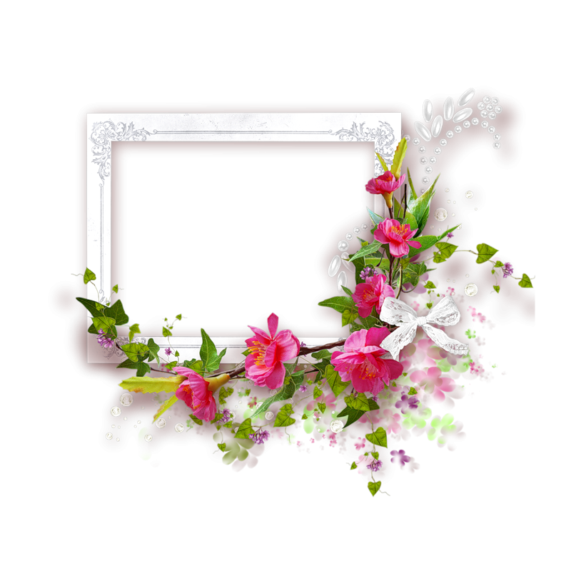 Рамка с цветами