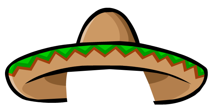 Мексиканская шляпа без фона