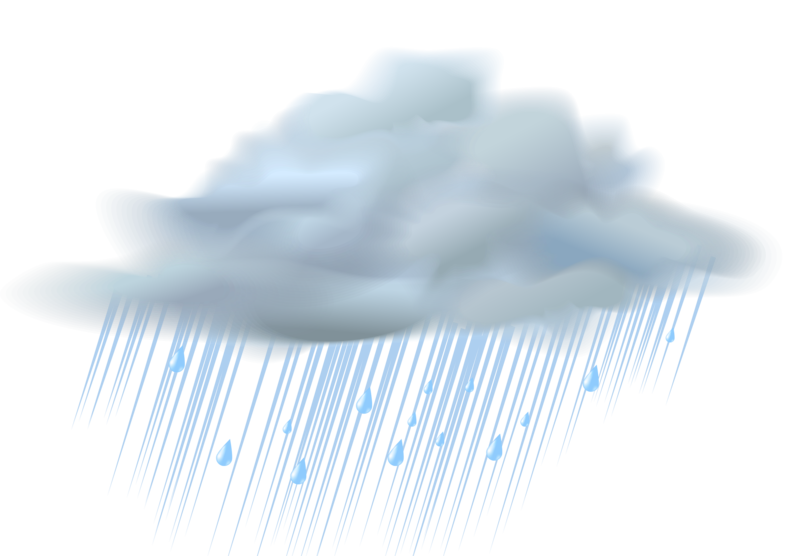 Дождь на белом фоне