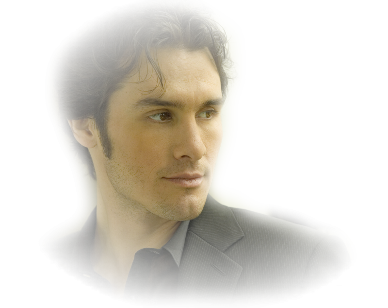 Мужчина на прозрачном фоне
