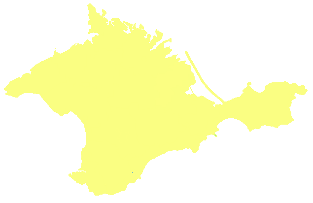 Карта Крыма очертания