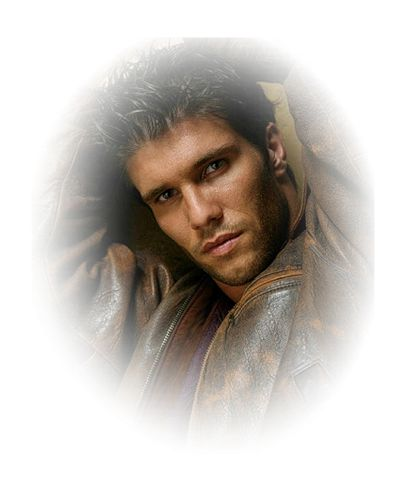 Мужское лицо на прозрачном фоне