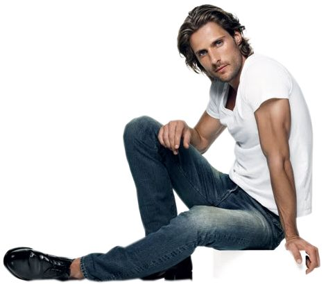 Мужчина на прозрачном фоне