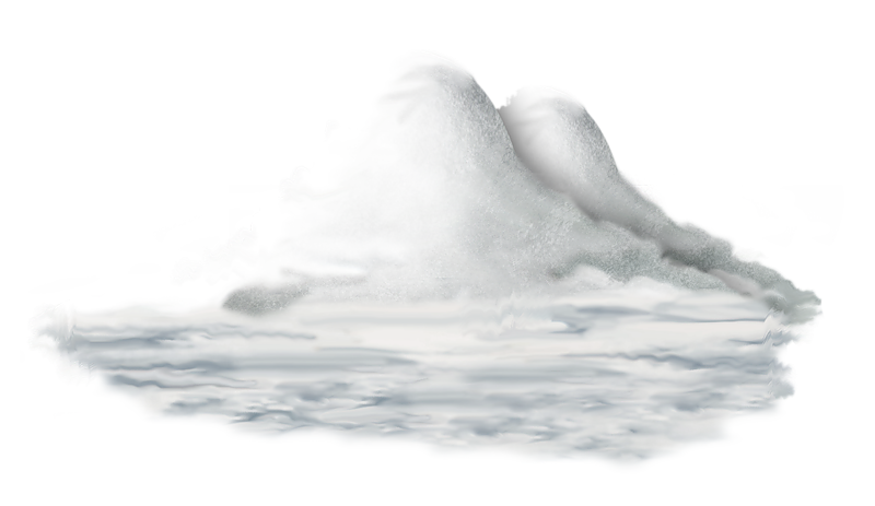 Сугроб без фона