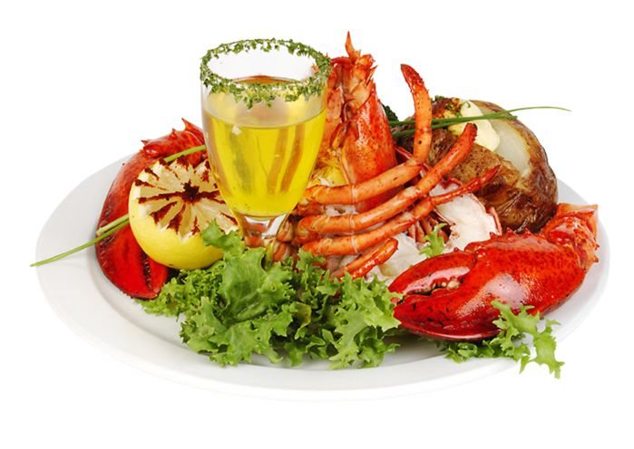 Еда на прозрачном фоне