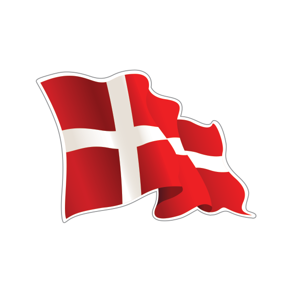 Флаг Дании без фона