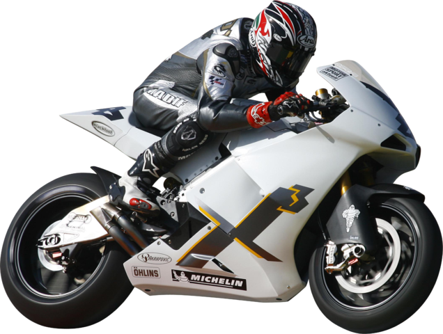 Мотоцикл на прозрачном фоне