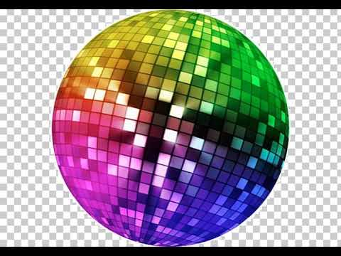 Диско шар разноцветный