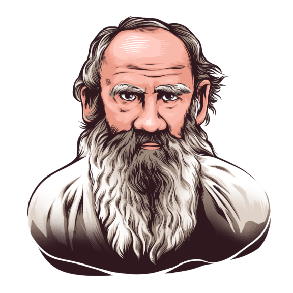 Лев толстой без фона