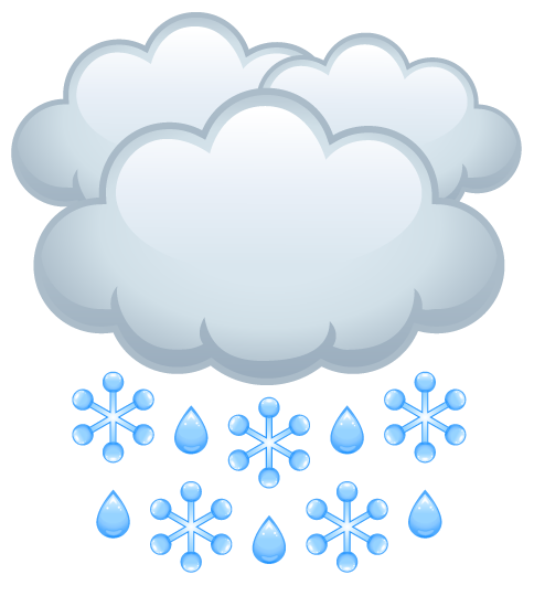 Тучка со снегом