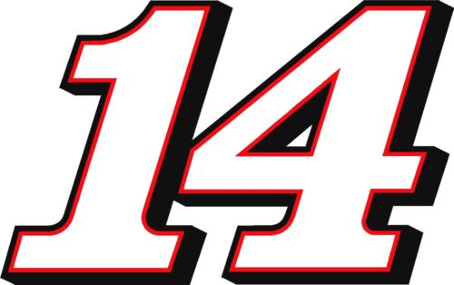 Наклейка цифра 14