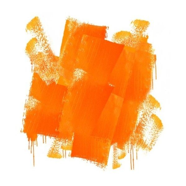 Оранжевый мазок