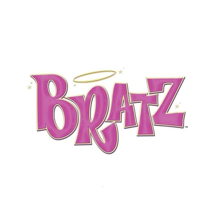 Надпись братц на прозрачном фоне