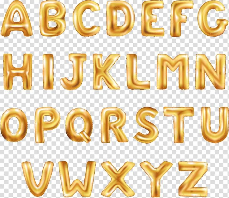 Золотые буквы