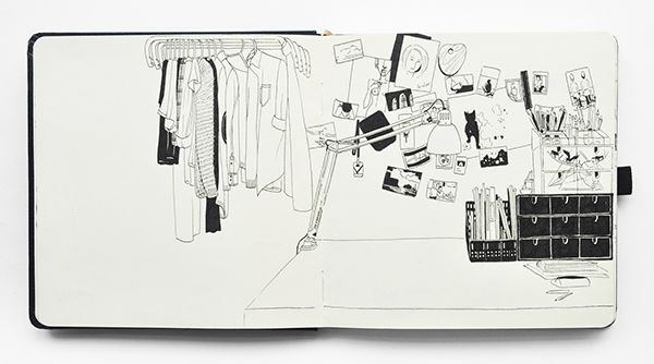 Фон скетчбук