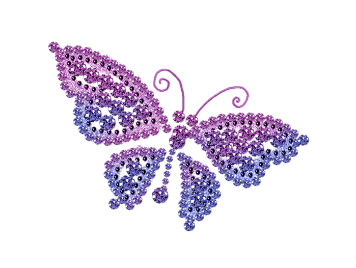 Бисер на белом фоне