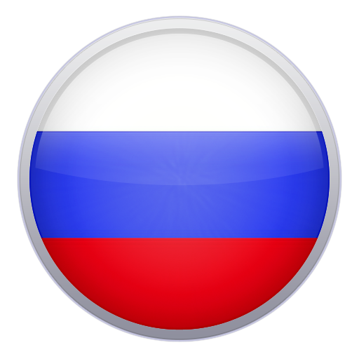 Российский флаг в круге