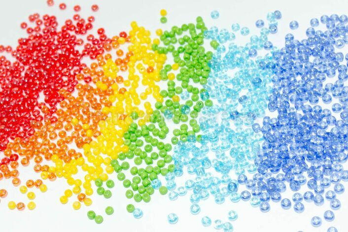 Бисер разноцветный