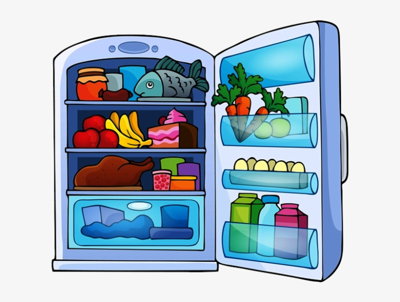 Холодильник мультяшный