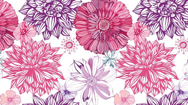 Орнамент из цветов