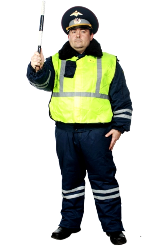 Работники ДПС В форме