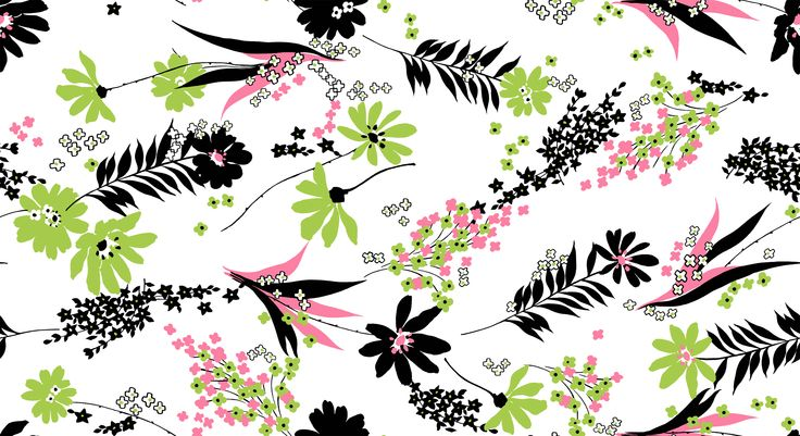 Японский растительный орнамент