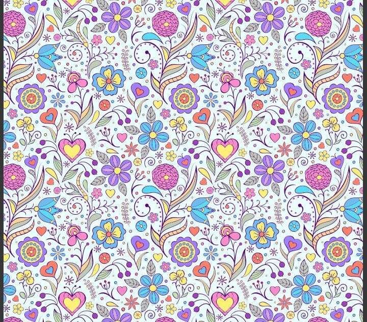 Цветные узоры