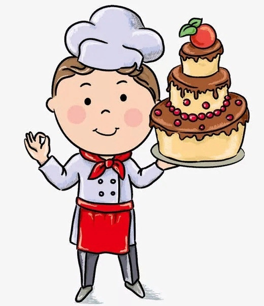 Нарисовать кондитера