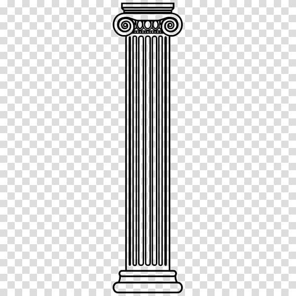Древнегреческая колонна вектор