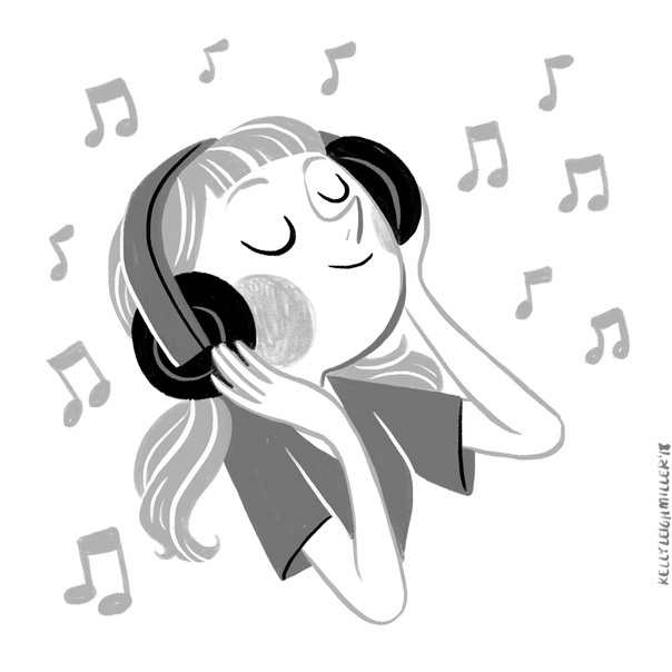 Слушатель рисунок