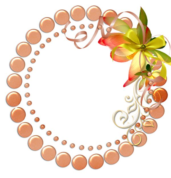 Круглая рамка