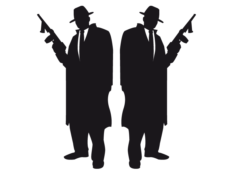 Силуэты в стиле Чикаго