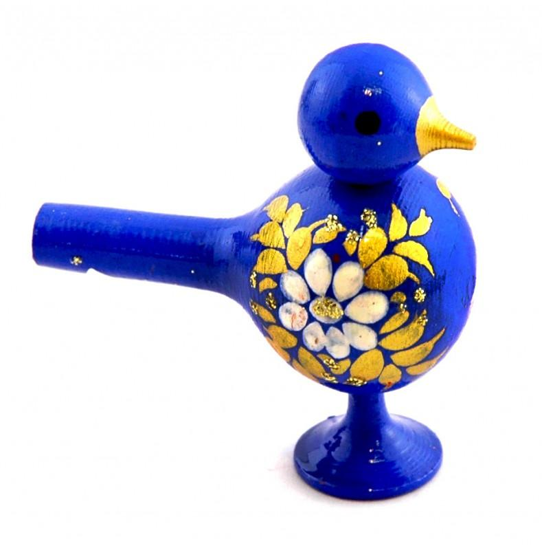 Свистулька "птичка с хохолком"