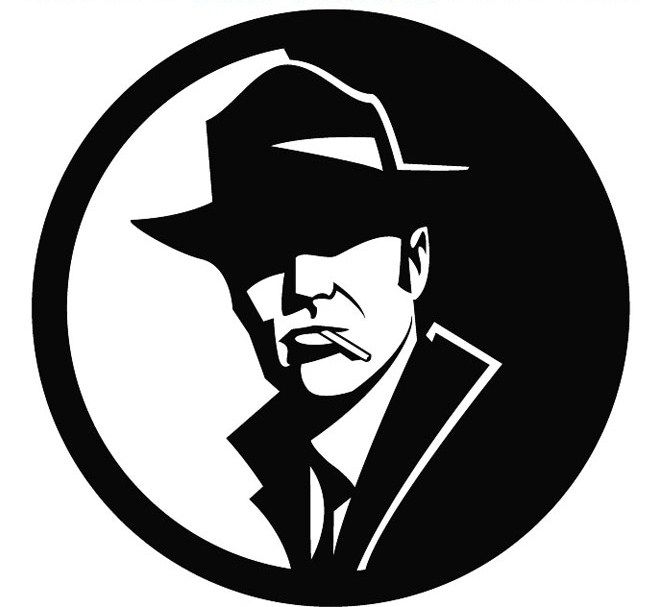 Силуэт гангстера