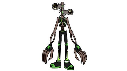 Сиреноголовый рисование