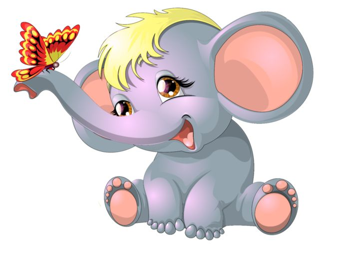 Мультяшные животные для детей