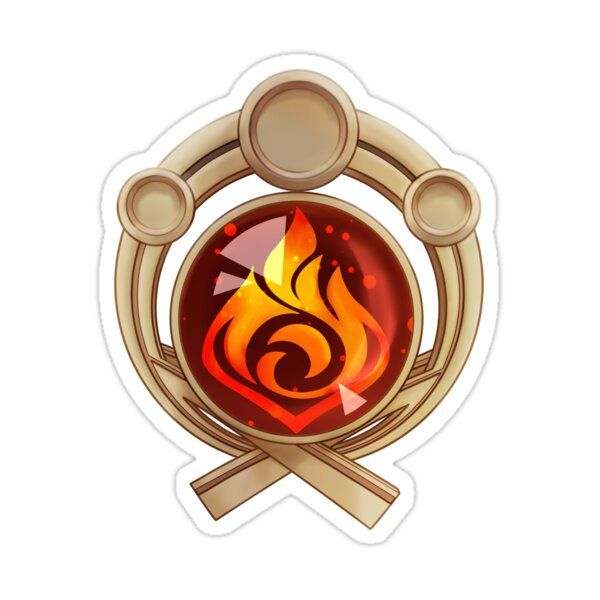 Пиро глаз Бога Инадзума