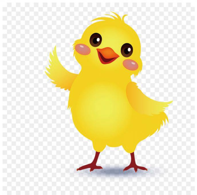 Цыплята мультяшные