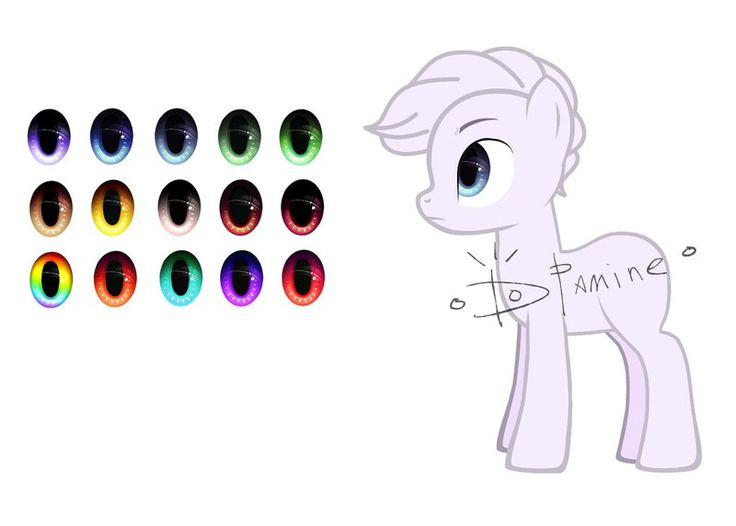 Пони креатор глаза